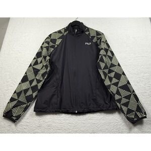 Fila Jacket Truglow Large Zip‎ Up Stretch Sport Women's